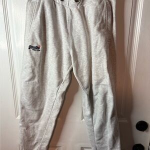Gray Sweatpants Orange Label Classic Loopback Joggers superdry size xl